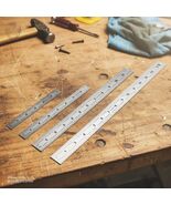 Heavy Duty Ruler Set 6/8/12/14 Inch - Metric &amp; Imperial Stainless Steel,... - $227.55 MXN