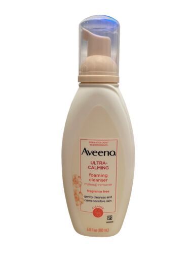 (1) Aveeno Active Naturals Ultra Calming Foaming Cleanser Makeup Remover 6 oz - $39.59