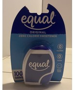 EQUAL Sweetener 100 Tablets Sugar Free Substitute Zero Calorie - £6.51 GBP