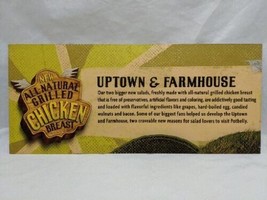 Potbelly Sandwich Works Uptown Farmhouse Grilled Chicken Promo Countertop Sign - £140.12 GBP