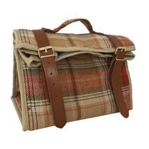 Autumn Red Tartan Picnic Cooler Bag - £23.26 GBP