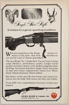 1968 Print Ad Ruger No. 1 Single-Shot Magnum Rifles Sturm Southport,Connecticut - $14.38