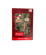 Coca Cola Trim a Tree Collection Set of 5 Polar Bear Christmas Ornaments  - £10.23 GBP