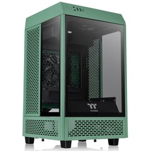 Thermaltake Tower 100 Racing Green Edition Tempered Glass Mini Tower Com... - $160.54