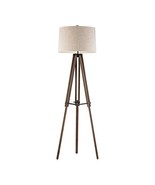 Wooden Brace Tripod Floor Lamp - $3,265.42 MXN