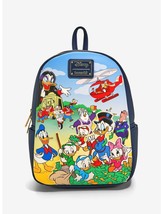 NEW WITH TAGS! Loungefly Disney Ducktales Cast Faux Leather Mini Backpack! - £102.21 GBP