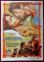 1963 Original Movie Poster Mare matto Gina Lollobrigida Jean-Paul Belmondo YU - £53.27 GBP