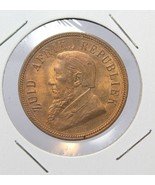 South Africa Penny, 1898 Gem Unc~RARE~ZUID AFRIKAANSCHE Republic - £60.02 GBP