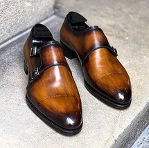 Custom Made Men&#39;s Shoes ,Men&#39;s Leather Dress Shoes, Designer Dress Shoes,  - $216.97 CAD+