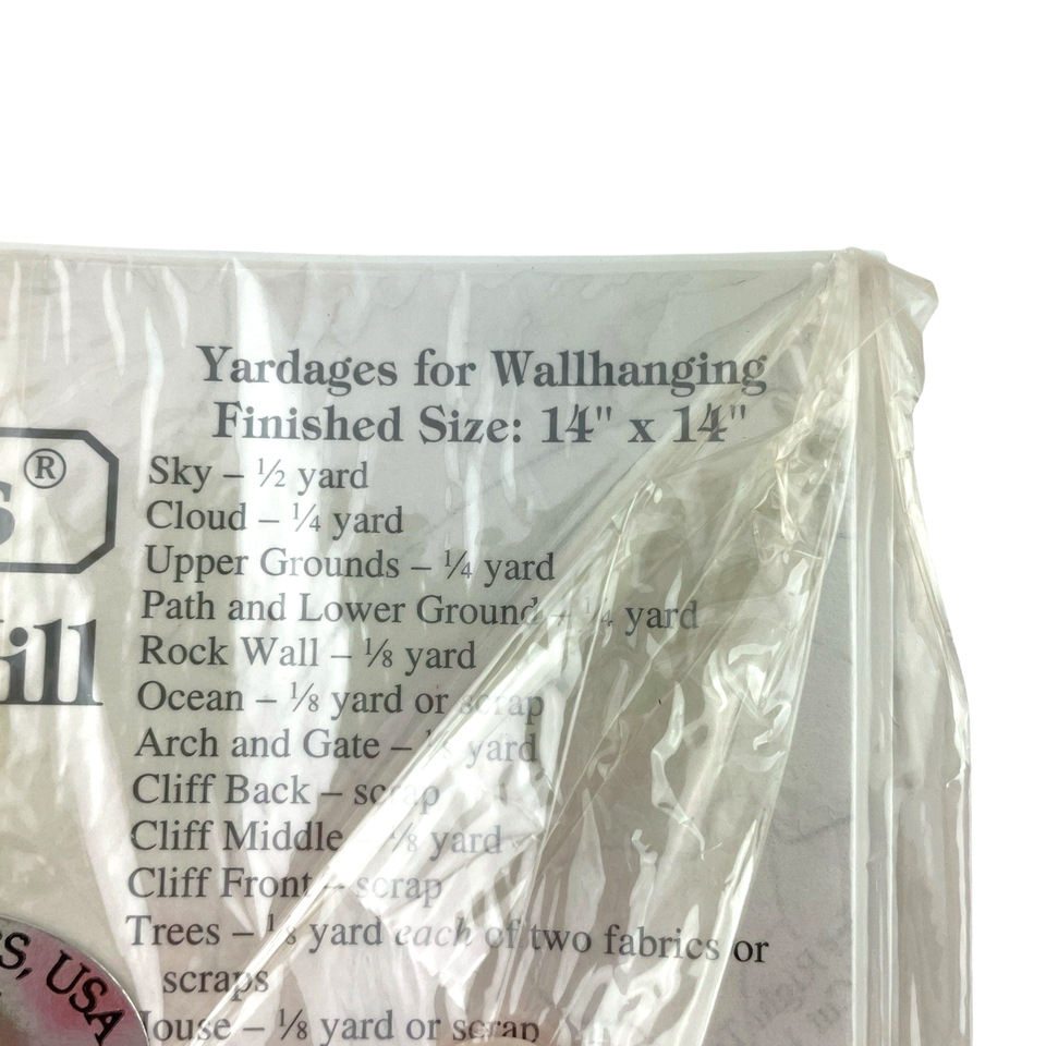 Piecemakers Quilt PATTERN Lighthouse Wall Hanging + NOTECARD Light Set on a Hill Item image 8
