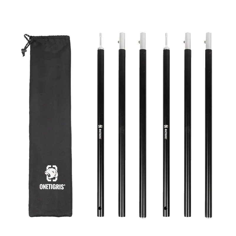 OneTigris Tent Poles Replacement Outdoor Camping Tarp Pole Set 7075 Aluminum - £37.85 GBP+