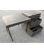 US Military Portable Officer&#39;s Field Desk Headquarters Table Trunk - £235.02 GBP