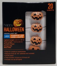 Happy Halloween Indoor Light Set Pumpkin LED Wire Light - $27.71