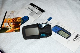 Garmin eTrex Legend Blue Handheld LCD Waterproof Hiking GPS Navigator Bundle w6a - $34.41