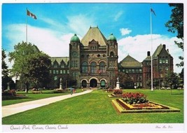Ontario Postcard Toronto Queen&#39;s Park Provincial Legislative Building - £2.32 GBP