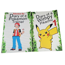 Pokemon Go Book Lot Diary Of a Pokemon Trainer and Wimpy Pikachu #1 - £6.14 GBP