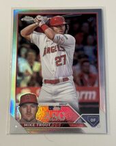 Mike Trout* 2023 Topps Chrome Update 2023 All-Star Game Angels Refractor... - $3.28