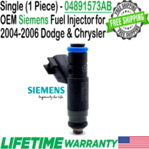 Genuine Flow Matched Siemens 1Pc Fuel Injector for 2004, 2005 Dodge Neon 2.0L I4 - £29.58 GBP