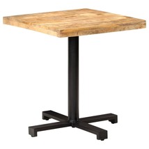  Bistro Table Natural wood with black Mango wood, Iron - $369.26 CAD