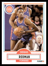 1990-91 Fleer #59 Dennis Rodman Detroit Pistons - £1.59 GBP