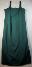 LORD &amp; TAYLOR Sheath Dress Womens Size 14 Green Sleeveless Slit Back Zipper EUC - £20.96 GBP