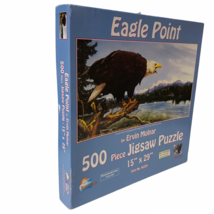 Eagle Point Jigsaw Puzzle Sunsout 500 Piece Painting By Ervin Molnar Nice - $14.13