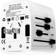 Multi Plug Outlet Extender Power Travel Adapter Wall Plug 3/4 USB Cube Charger - £10.83 GBP