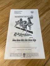Vintage 1968 Three Guns For Texas Movie Film Cinema Press Kit Neville Br... - $936.96 MXN