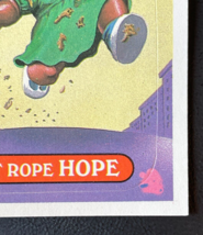 1987 Topps OS9 Garbage Pail Kids 339a SNOT ROPE HOPE Sticker Card SPLOTC... - £294.57 GBP