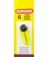 6 Genuine RONSON Replacement FLINTs best FITS ALL pocket lighters zippo ... - $14.63
