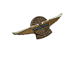 Vintage Pan Am Junior Flyer Wings Enamel Pin Airline Aviation Collectible - $8.90