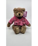 Gund Macys Breast Cancer Awareness Teddy Bear Stuffed Plush 11&quot; Pink Hoo... - $367.03 MXN