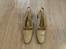 Gucci Shoes Leather Pumps Small Heels Beige Women’s Size 8B - £224.17 GBP