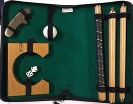 Office Golf Kit - Travel Case, 4 Pc Club, Hole, Golf Ball - Great Gift Father - $14.24