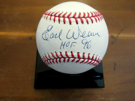 Earl Weaver Orioles Hof Manager Signed Auto Oml Baseball Roberto Alomar Letter - £118.98 GBP