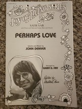Perhaps Love John Denver SATB/SAB 1982, arr. Gary D. Fry Sheet Music - £4.64 GBP