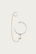 Justine Clenquet Nicky Earring With Ear Cuff Size One Size - €47,63 EUR