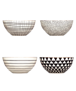 Assorted 4-Piece Ceramic round Bowls - $45.05
