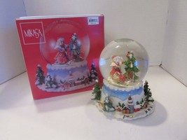 Mikasa Christmas Story Musical Snowglobe 6.75&quot;H Santa Claus Coming...Final Sale - £4.78 GBP