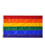 Rainbow Flag 3’x5’ Heavy Duty Sewn Nylon Stripes - $25.00