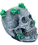 Kryptonite Skull 27783 Glow in the Dark Halloween Prop Figurine 4.8&quot; H L... - $34.20 CAD