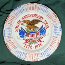 Vintage 1975 Spencer Gifts 1776-1976 America&#39;s 200th Anniversary Year Plate - £7.08 GBP