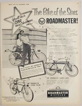 1954 Print Ad AMF Roadmaster Bicycles Actress Debbie Reynolds &amp; Vic Damone Bikes - £14.04 GBP