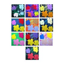 Andy Warhol Flores Portafolio (10pcs) Sunday B Morning Serigrafía - £4,950.00 GBP