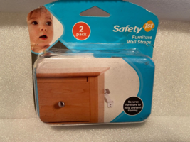 1 Safety 1st Furniture Wall Straps (2 Straps) *NEW/Bent Package* ppp1 - $9.99