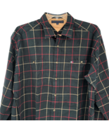 VTG Tommy Hilfiger Mens Tattersall Black Red Yellow Long Sleeved Shirt XL - £51.43 GBP