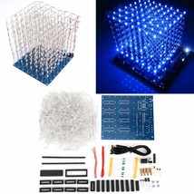 3D LED Light DIY Kit, 3D Printed Circuit Board, Stable 3D Led Cube Light DIY Kit - £24.76 GBP