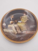 Vintage Norman Rockwell ED Knowles Plate Pondering On The Porch #3656 O - $8.47