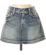 7 for all mankind distress denim logo “A” skirt size 27 pcokets mini - €20,71 EUR