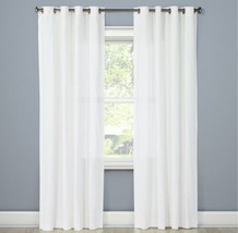 Natural Solid Curtain Panel - Threshold - Natural White (54x84). NWOT. - £15.71 GBP
